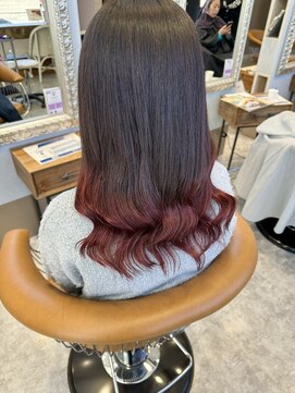 エムサロン 前橋川原(emusalon) 毛先カラー