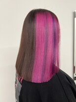 プリュス 名古屋(Plus)&nbsp;ツーセクションカラー/ピンク/紫/パープル/デザインカラー