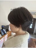 ショートワンカールヘア