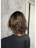 色気爆漏れ　メンズロング　サーフカール