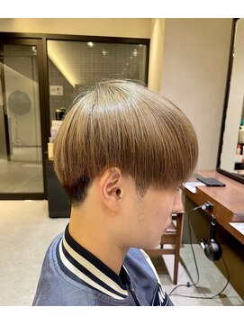 アトレ 南堀江店(attrait) メンズハイトーンマッシュかっこ可愛い