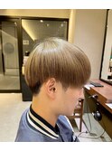 メンズハイトーンマッシュかっこ可愛い