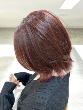 クオリス 上板橋店(QUALIS) 大人可愛い丸みボブピンクラベンダーベージュベビーピンク