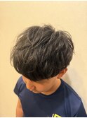 王道刈り上げマッシュ