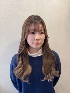 ザ ラブズ ラフズ ヘアー 本店(the loves laughs hair) フェザーバング/似合わせカット/艶感レイヤーカット/20代30代