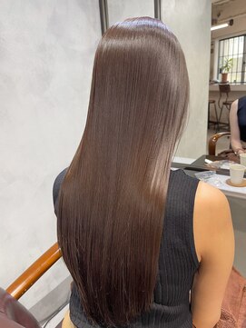 オーウェル 銀座(Owelle) 銀座 cheri透明感グレージュ×サイエンスアクアトリートメント