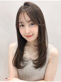シースルーバング美髪小顔カット前髪イメチェンサイドバング