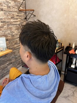 あずママの床屋さん 朝茶の写真/メンズのプロによる一流技術をお届け！第一印象が変わる最高に気持ちいいお顔そりを是非一度ご体感下さい！