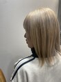 ヘア ケア ディエイチケー(HAIR CARE DHK) ホワイトベージュは透明感があり柔らかい印象に◎