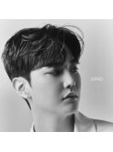 韓国ヘア マレット デザインカラー センターパート フェザーUP