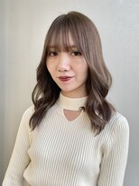 エアー 青山(AIR) 透明感カラーアッシュグレージュレイヤーカット髪質改善