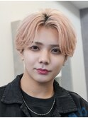 韓国マッシュニュアンスパーマシースルーマッシュセンターパート