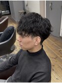 メンズパーマ/波巻き/シャドウパーマ/スパイラル/メンズマッシュ