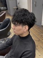 アンダーバーホワイト 広島 並木店(_WHITE)&nbsp;メンズパーマ/波巻き/シャドウパーマ/スパイラル/メンズマッシュ