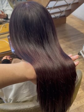 バイオレット 表参道店(Violet) ラベンダーグレーミディアムレイヤーピンクミルクティーベージュ