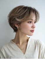 レリーノーブル 西宮北口(RelyNoble)&nbsp;40代ひし形ショート×耳かけですっきり[西宮北口/髪質改善]