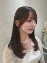 ロンド リリー 銀座(Lond Lily)&nbsp;大人ガーリー/似合わせカット/ミディアムレイヤーカット/銀座