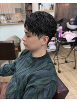 オムファミーユラグ(homme, famille raugh)&nbsp;波巻きスパイラル