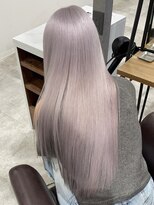 キャパ セントラル 天神 大名店(CAPA central) ハイトーン ブリーチカラー 髪質改善 シルバーピンク 20代