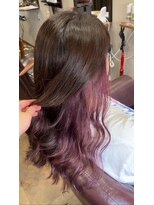 スターリー(STARRY)&nbsp;くすみピンクでインナーカラー