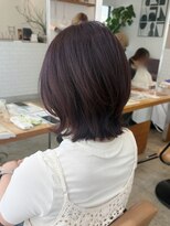 オートル 綱島店(AUTRE by FUGA hair)&nbsp;ラベンダーブラウン/ミディアムレイヤー＊20代/30代/40代/50代