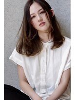 アンフェインド02(UNFEIGNED 02)&nbsp;クラゲヘアー/小顔に見せるヘア/ココアベージュ/伏見/栄