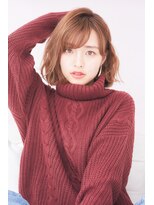 ヘアーサロン ロージー(Hair Salon Rosy) くせ毛風ブルージュ伸ばしかけヴェールウェーブ