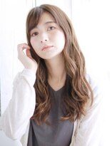 ヘアメイク ナル(hair make nalu) 透け感グレージュのゆるカールスタイル