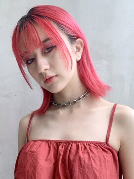 アルバム 銀座(ALBUM GINZA) 外はねボブ_エアリーミディショートパーマ_8316