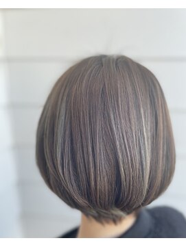 アプシー 三木店(Apsee) ショート×カーキハイライト