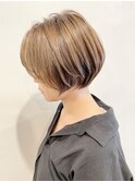 O-tete ベージュ系カラーナチュラル自然派ショートスタイル