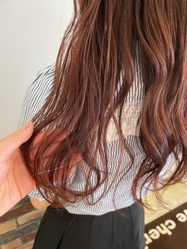 ネオリーブシェリエ 浅草店(Neolive cherie) ピンクブラウン【浅草/韓国/くびれヘア/イメチェン】