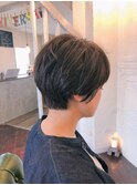 ダークアッシュ×ショートスタイル