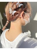 ベージュカラー ヘアセット♪