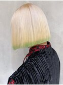 裾カラーボブ_チェリーブラウンフェミニンロング_ba374831