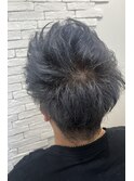 淡いブルーの色落ちグレーカラー！