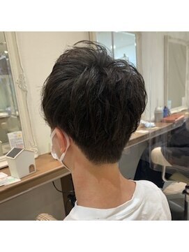 アッシュ 清瀬店(Ash) パーマを生かしたショートマッシュ