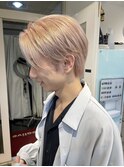 横浜★ハイトーンメンズピンクシルバー