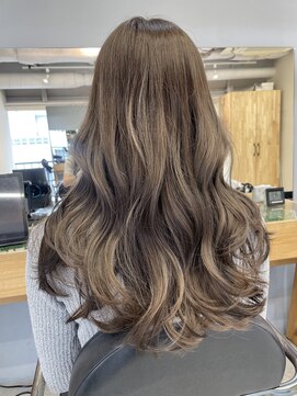 リッカ ギンザ バイ バッカ(Licca GINZA by bacca) グレージュ ロングウェーブ