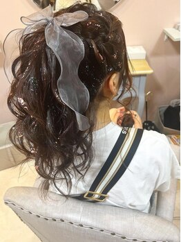 プーペ(pupe)の写真/イベントや推し活など、誰より可愛く目立ちたい日は《hair make pupe》へ☆流行りの韓国風ヘアもお任せ◎