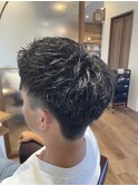 【スパイキーショートパーマ】