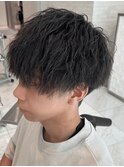 メンズカット 縦落ちパーマ 姫路