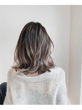 ヘア ケア オディール(Hair Care Odile) 【デザインカラー/グラデーションカラー】白髪ボカシハイライト