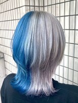 マティーナ ヘアー 池袋(Matina hair)&nbsp;ツートンカラー/推し活/シルバー/推しカラー/ウルフ池袋美容室