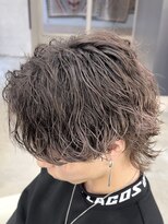 エデアンホンテン メンズサロン(EDEAN 本店 （旧：EDEAN 上通）)&nbsp;熊本メンズカット マッシュウルフ 波巻きスパイラル 韓国風