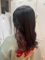 ナンバー ユアイロ 川崎(N° uairo)&nbsp;【末安】20代30代/インナーカラー/ローズピンク/ダブルカラー