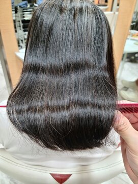 プレジール PLAISIR 白髪染め+カット+髪質改善トリートメント/水素トリートメント
