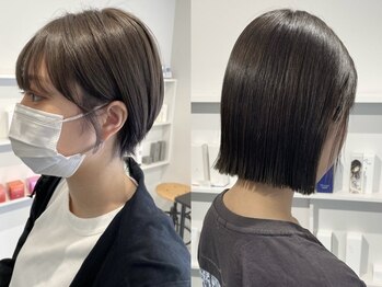 シニエ バイ ビセオ(Signet by VISEO)の写真/[植田駅]圧倒的なリピート率!!大人気の小顔矯正カットで、どこから見ても可愛いが叶う♪