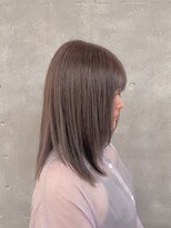 ネオリーブカフ 鶴ヶ峰店(Neolive caff)&nbsp;ラベンダーベージュ　ハイライト　ダブルカラー