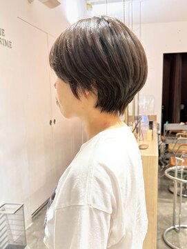 ヘア アンド スパ エジェリ プリム(hair&spa egerie prime) 多毛×ショートヘア/前髪あり/20代◎30代◎40代
